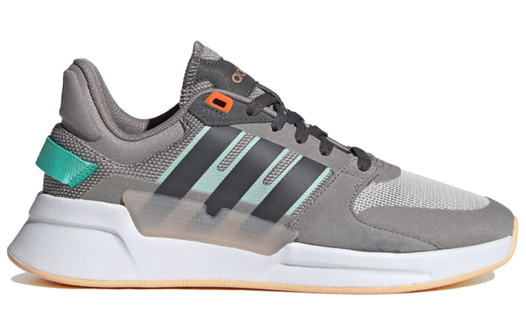 (WMNS) adidas neo Run 90s 'Grey White Green' EG8659