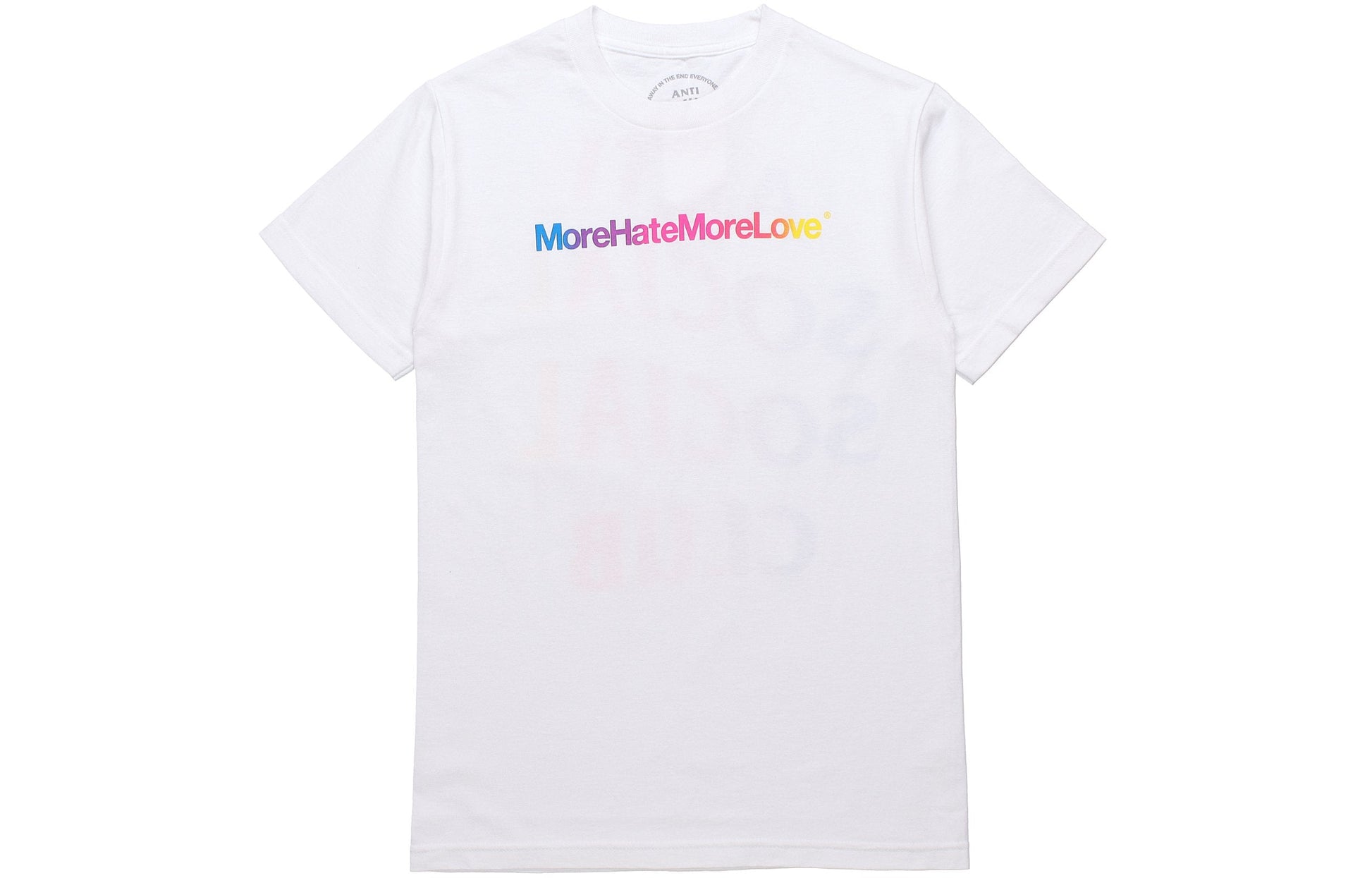 ANTI SOCIAL SOCIAL CLUB Gradient Alphabet Short Sleeve Unisex White ASST366
