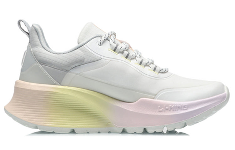 (WMNS) Li-Ning Lightweight 'White Grey Pink' ARHQ336-1