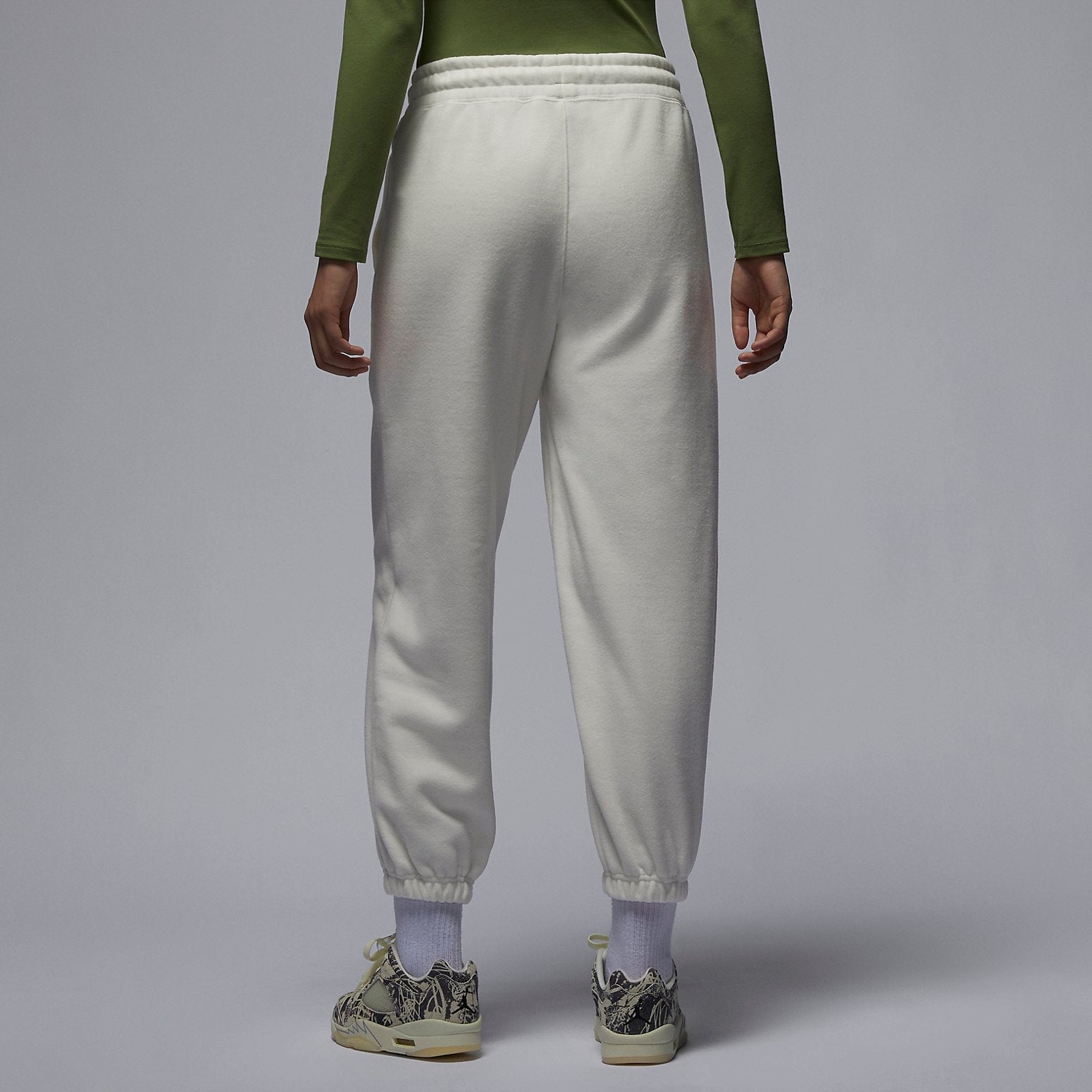 (WMNS) Air Jordan Flight Fleece Winterized Pants 'Off White' FD7235-133
