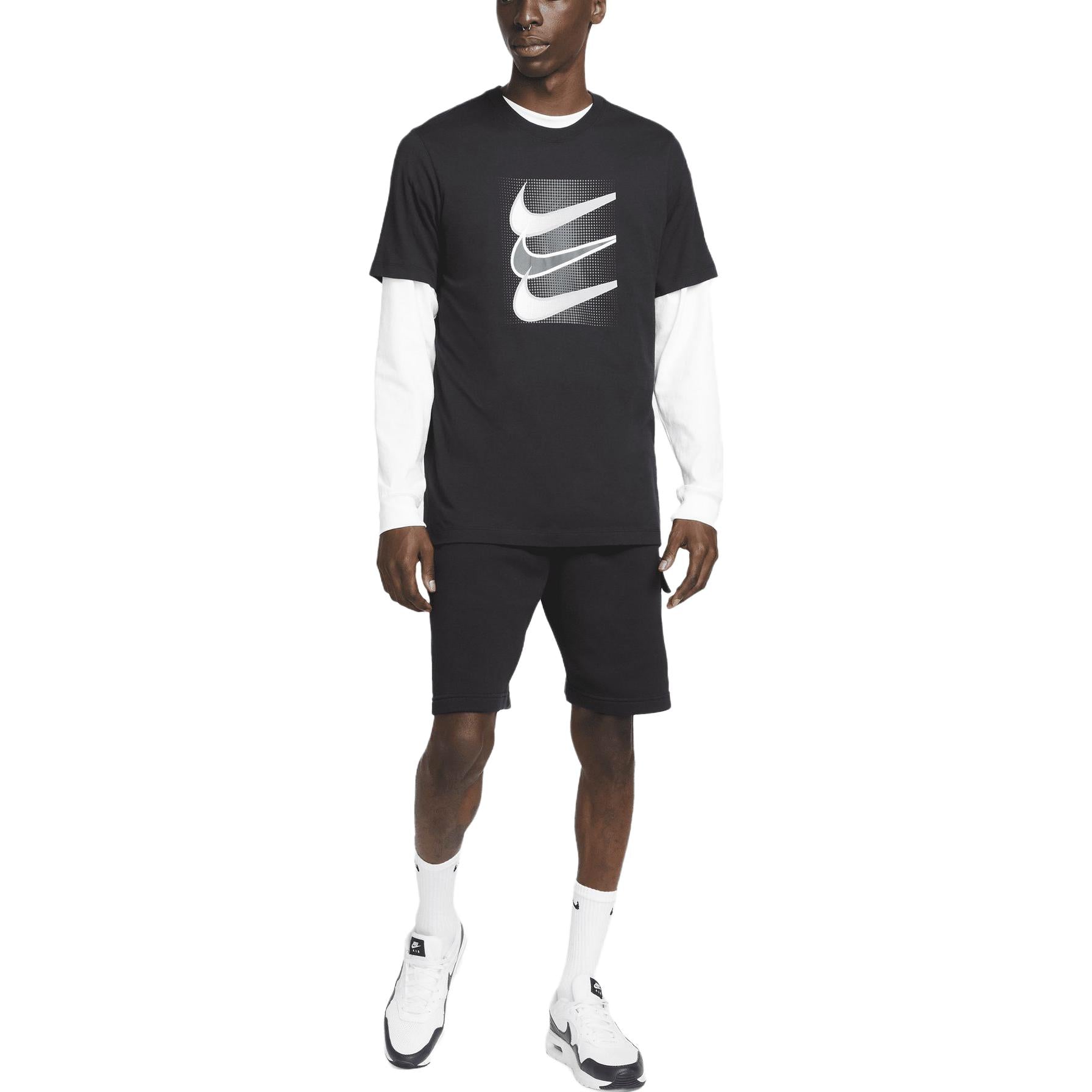 Nike Sportswear Short Sleeve T-shirt 'Black' DZ5173-010