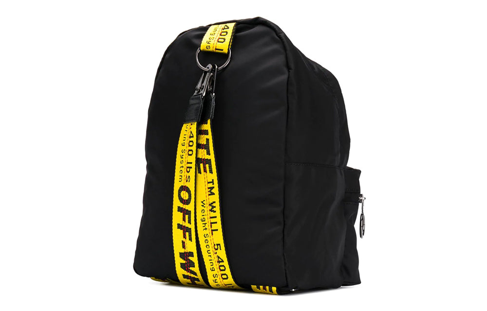 Off-White FW19 Mini Backpack Black/Yellow OMNB017E19E480021000