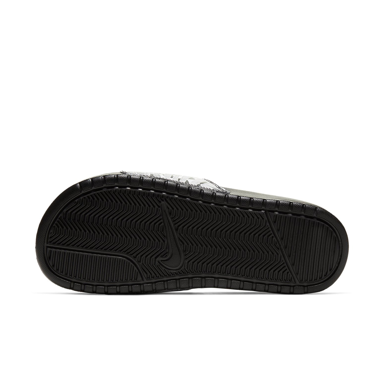 (WMNS) Nike Benassi JDI Floral Slides Black/Grey 618919-038
