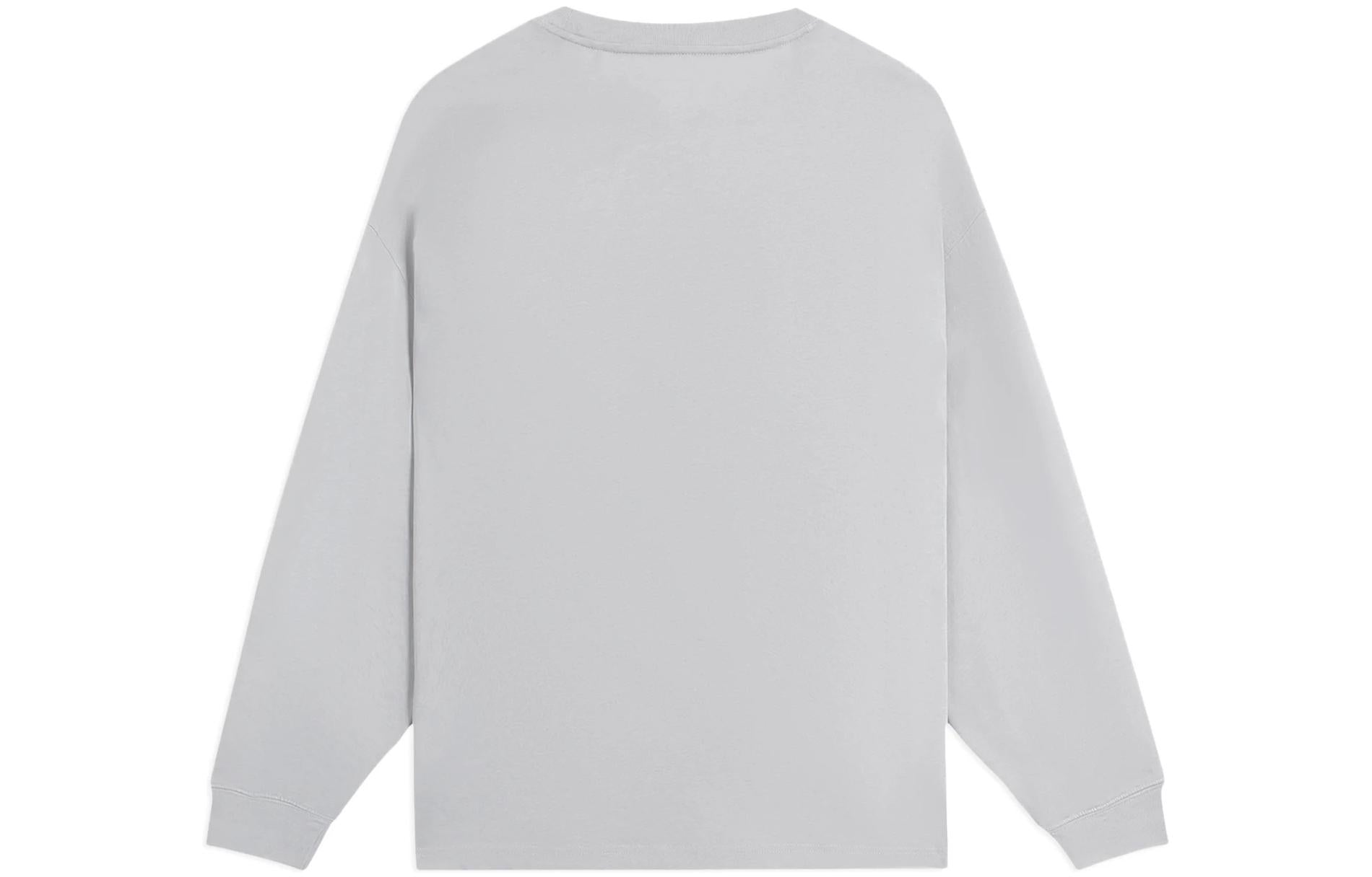 Li-Ning Lifestyle Classic Cotton Long Sleeve Top 'Grey' AHSS751-6