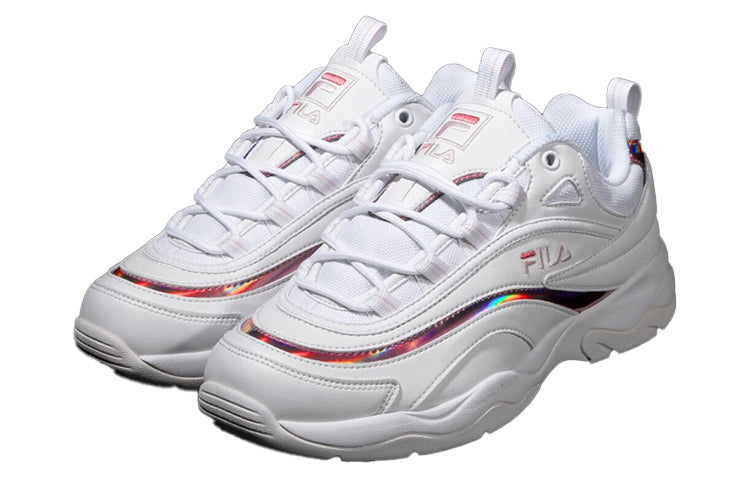 FILA Ray Low Running Shoes White/Pink 1RM01142_154