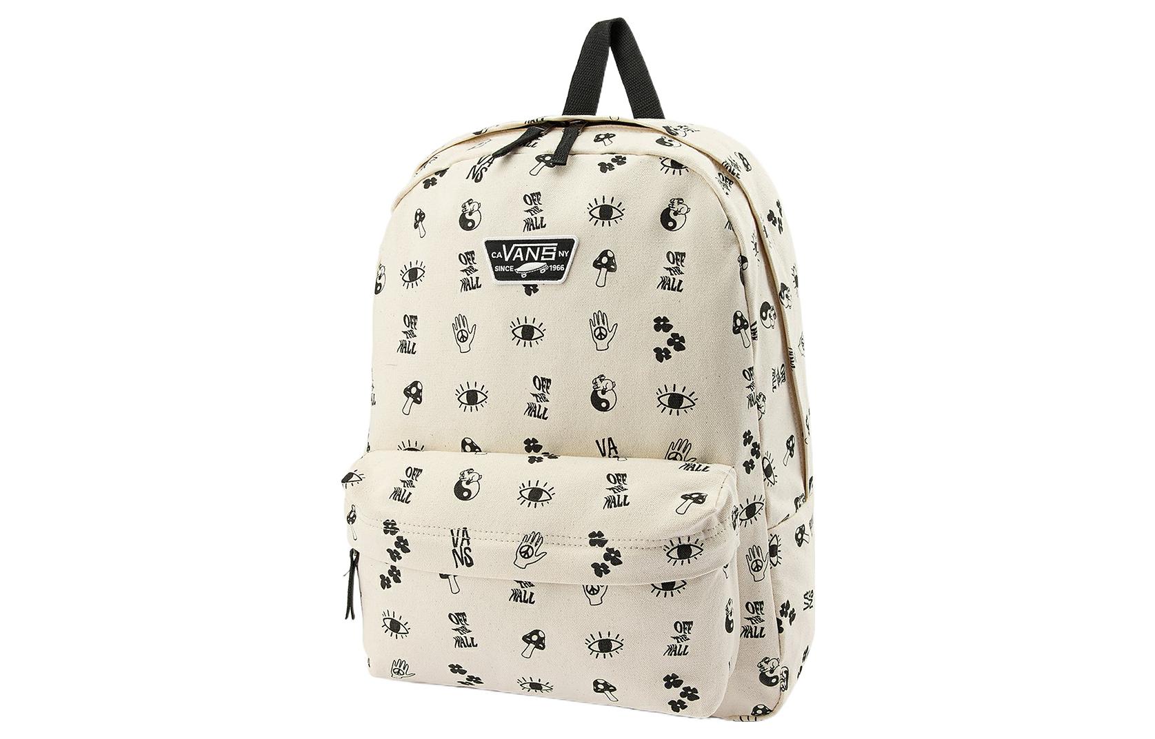 (WMNS) Vans Realm Canvas Backpack 'Beige' VN0A5ESMYOE