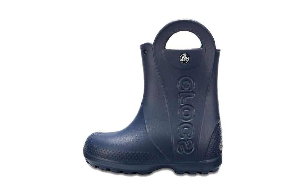 (GS) Crocs Handle It Rain Boots 'Navy' 12803-04