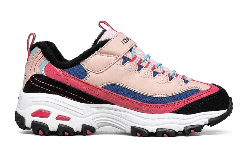 (GS) Skechers Dlites Shoes 'Pink Black' 664062L-PKMT