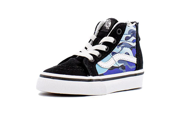 Vans SK8-HI Casual Skateboarding Shoes 'Black Blue' VN000XG5ABW