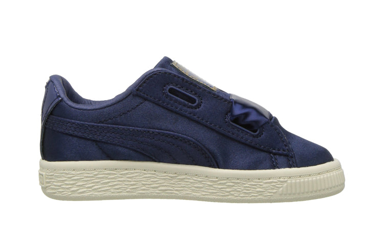 (PS) PUMA Basket Heart Tween Ps Sneakers Blue 365142-03