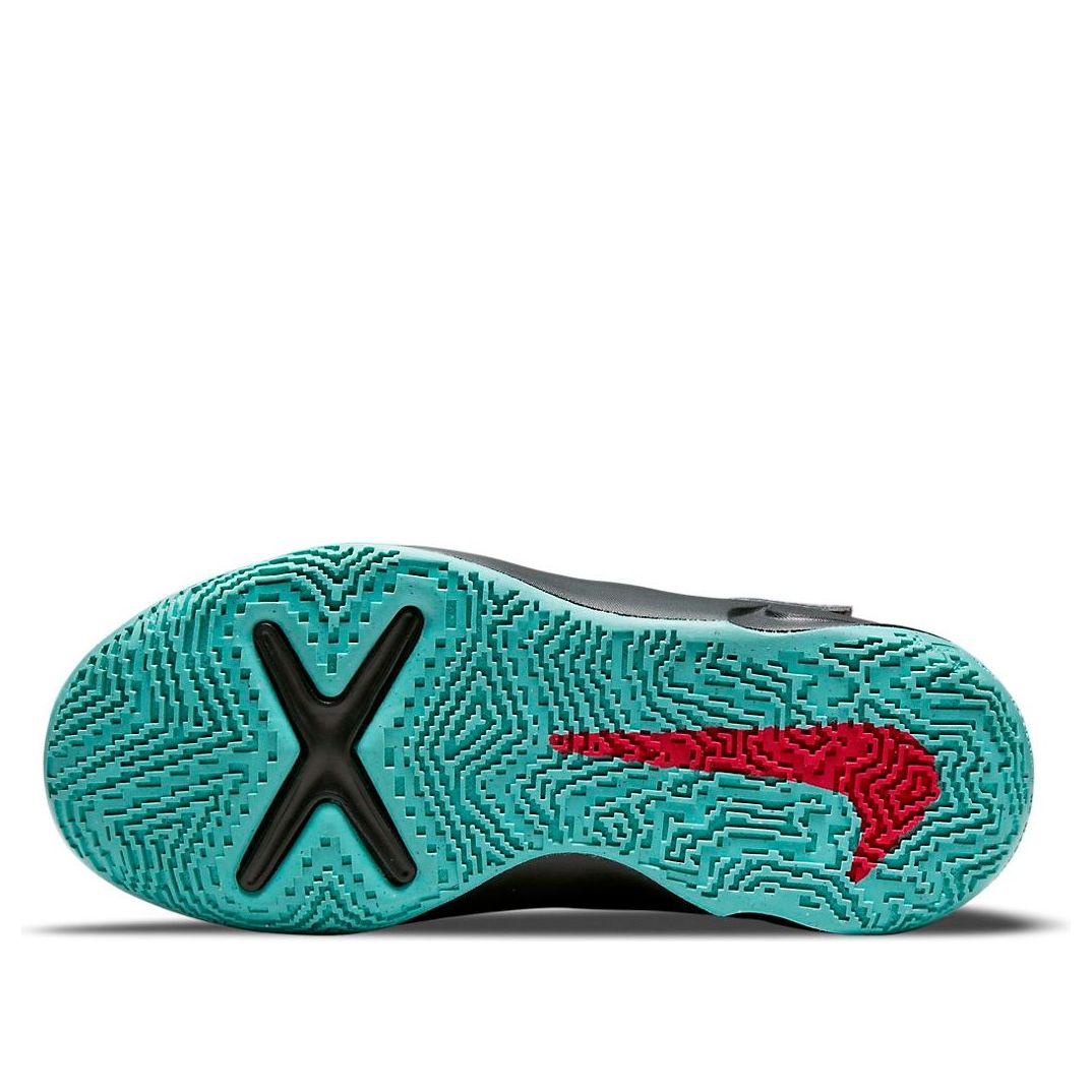 (PS) Nike Team Hustle D10 'Grey Teal Siren Red' CW6736-008