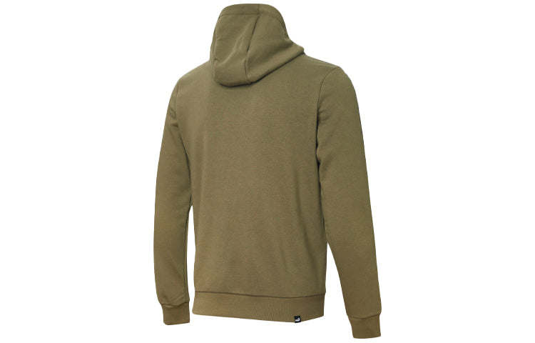 PUMA Taping Fleece Hoodie 'Olivegreen' 845640-03
