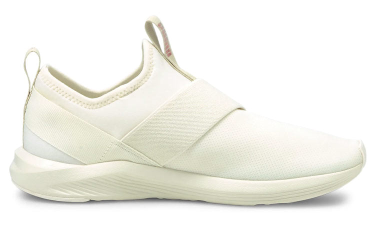 (WMNS) PUMA Prowl Slip-On Animal Running Shoes White 194408-02