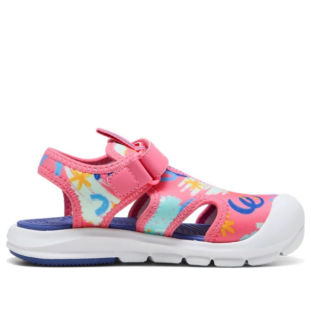 (PS) PUMA Fun Racer AOP Sandals 'Magic Rose Blue Crystal' 401693-02