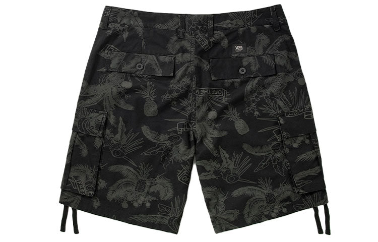 Vans Vintage Utility Woven Shorts 'Black Green' VN0A4MTWZCB