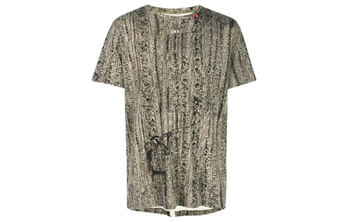 Off-White Back Arrow Printing Short Sleeve Ordinary Version OMAA027S191850249901
