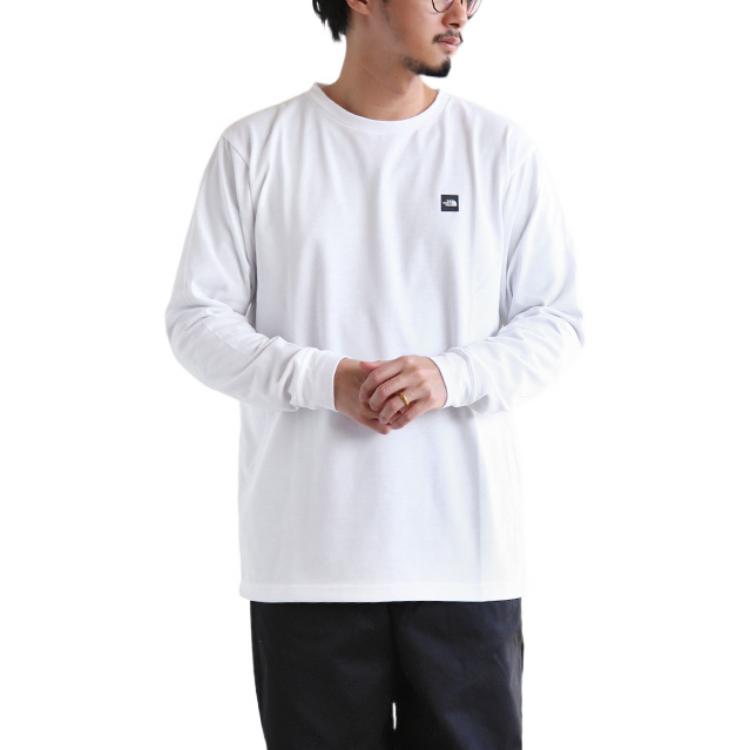 THE NORTH FACE L/S Small Box Logo Tee Unisex White NT32041-W
