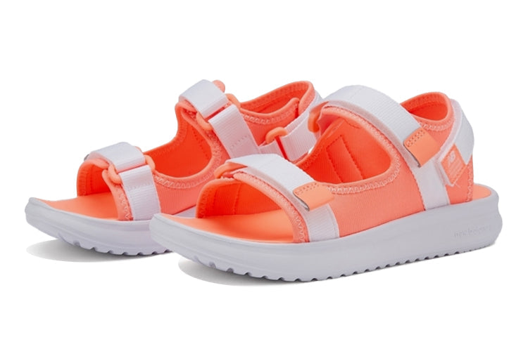 (GS) New Balance 750 Series Velcro Open Toe Flat Heel Sports Pink Sandals YH750WP