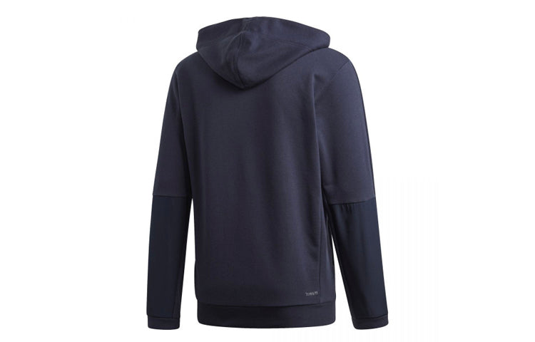 adidas M Mo Fz Training Sports Hooded Jacket Blue EI9723