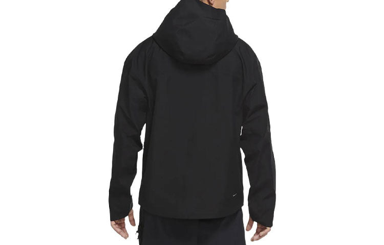 Nike ACG Gore-tex Misery Ridge Solid Color Zipper Hooded Jacket Black CV0635-010