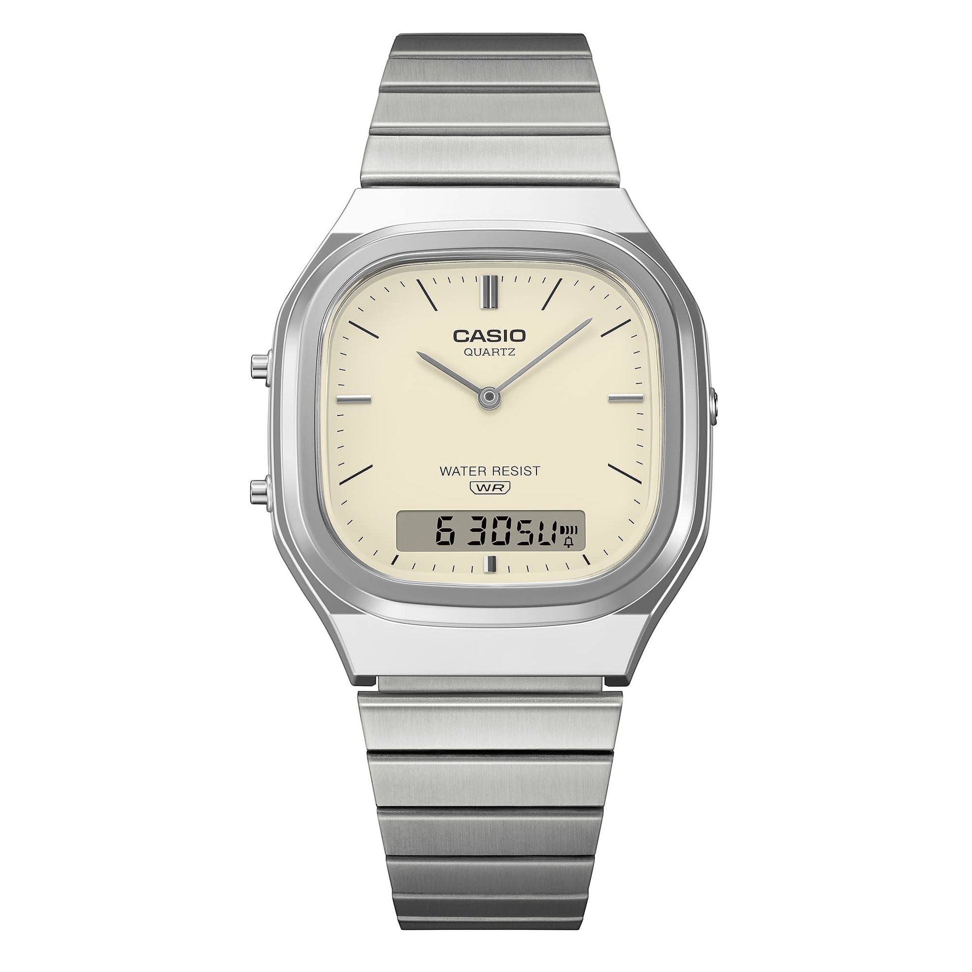 CASIO Vintage AQ-240 Series 'Silver Pale' AQ-240E-7A2
