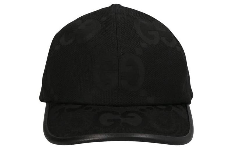 (WMNS) Gucci Jumbo GG Baseball Hat 'Black' 7275624HAVS1060