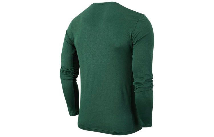 Nike Practice NBA Milwaukee Bucks Printing Pattern Round Neck Long Sleeves Green CK8325-323