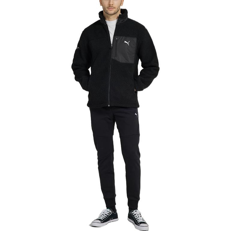 PUMA Essentials Fluffy Fleece Jacket 'Black' 932667-01