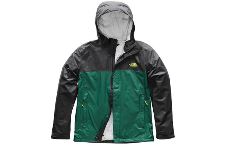 Men's THE NORTH FACE Mens Venture 2 Jackt Windproof waterproof Breathable Colorblock Jacket Green NF0A2VD36WW