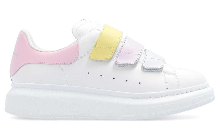 (WMNS) Alexander McQueen Oversized Triple Strap Sneaker 'White Multi' 697105WIBNN9035