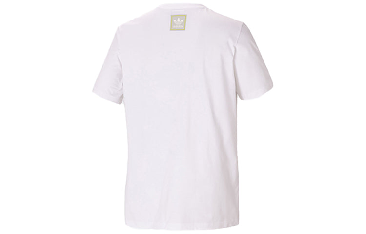 adidas originals Printing Short Sleeve White FM4852