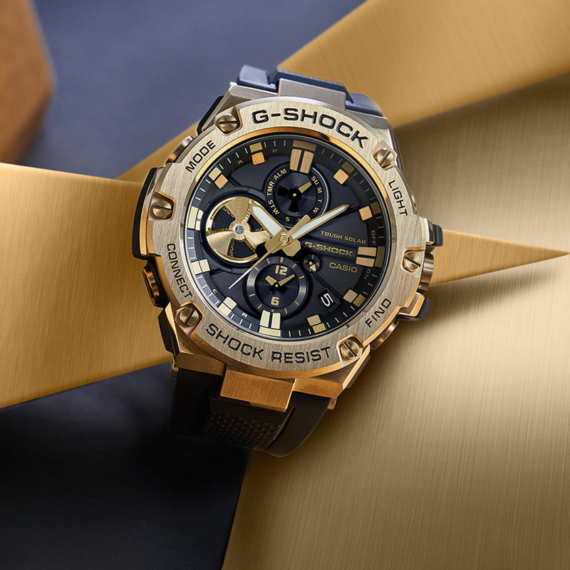 CASIO G-Shock G-Steel 'Black Gold' GST-B100GB-1A9PFT