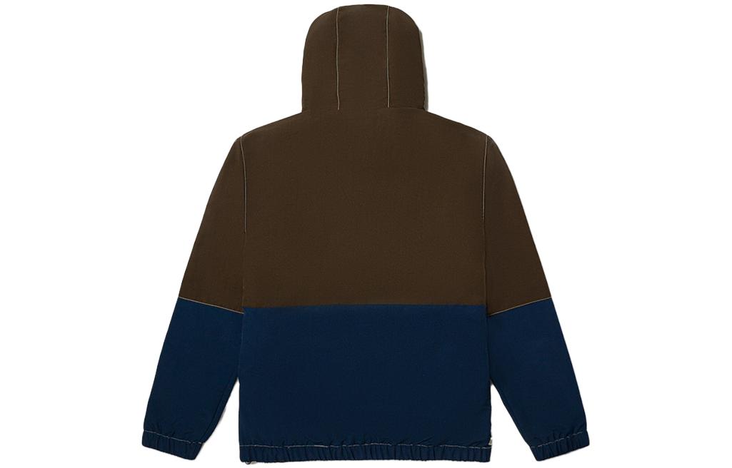 Vans x Zion Wright Half Zip Anorak Jacket 'Blue Brown' VN0006E2WUL