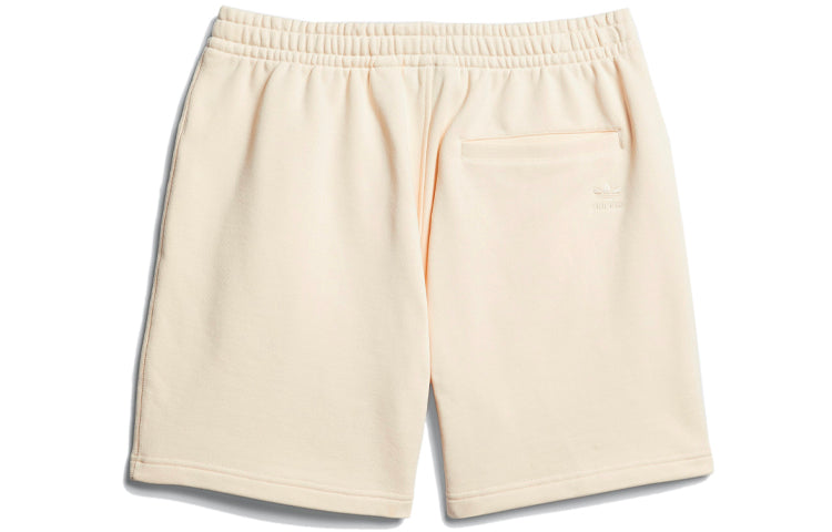 adidas originals x Crossover Solid Color Loose Sports Shorts Couple Style Creamy White GH4398