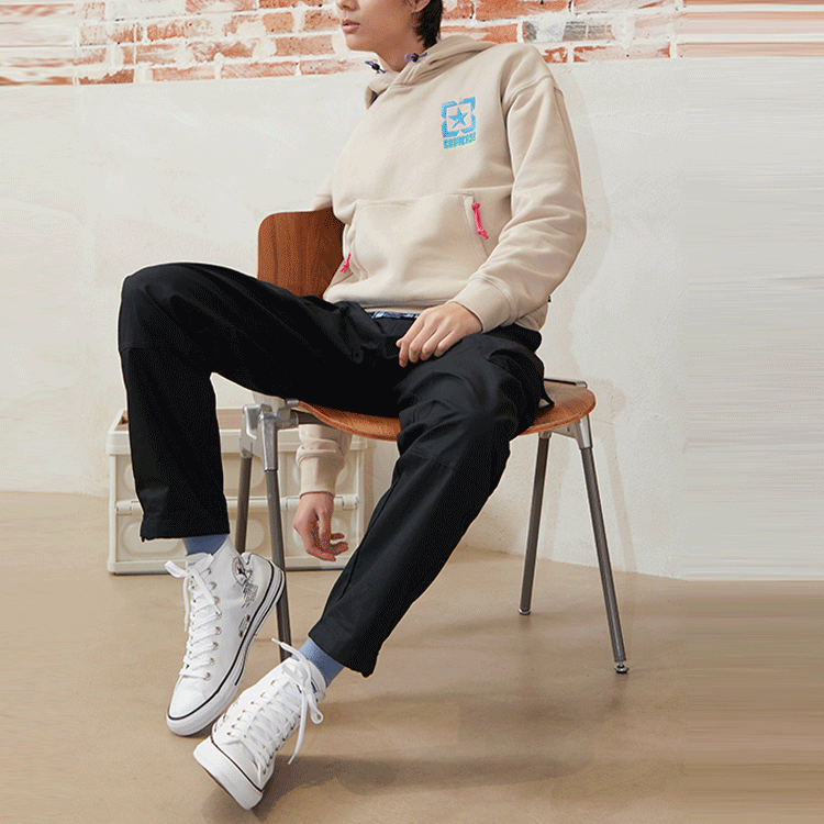 Converse Embroidered Chuck Patch Crew Two Pairs 'Blue' 10024447-A01
