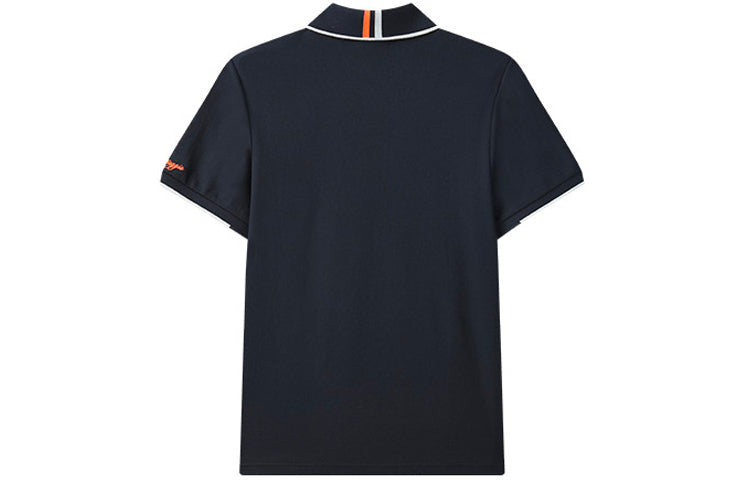 FILA Logo Embroidered Casual Short Sleeve Polo Shirt Blue F11M128116F-NV