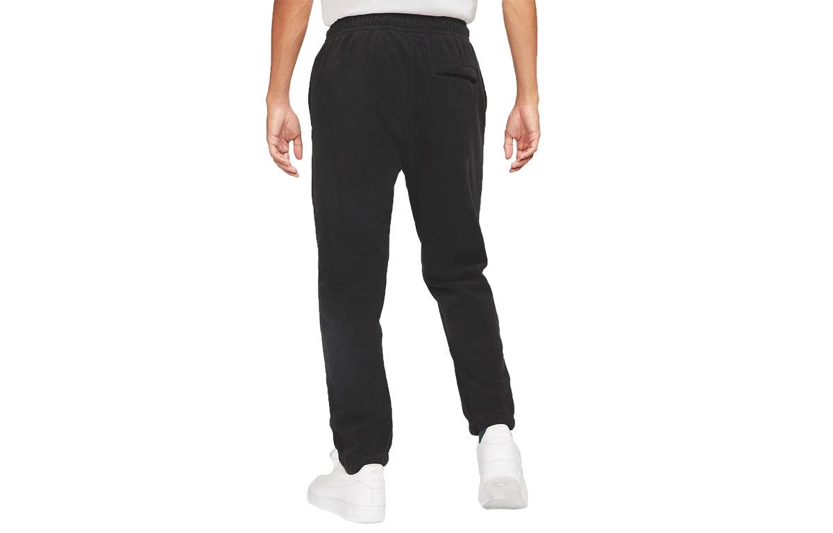 Nike Multi-Color Embroidered Logo Running Sports Pants Black CW1677-010