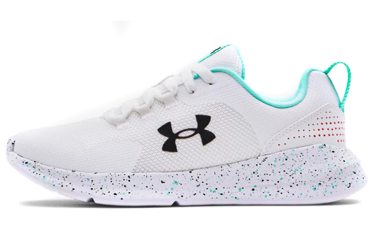 (WMNS) Under Armour Essential NM Wide 'Paint Splatter White Black' 3025682-100