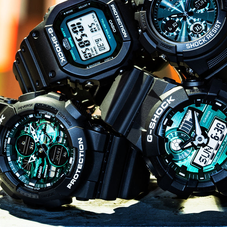 CASIO G-Shock Analog-Digital 'Black Green' AWG-M100SMG-1A