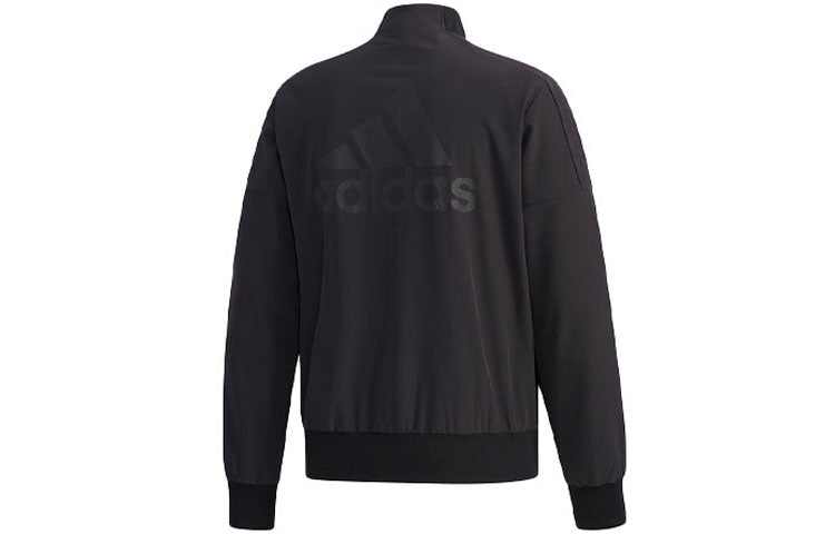 adidas O2 JKT 3S BOMB Slim Fit Sports aviator Jacket Black EH3778