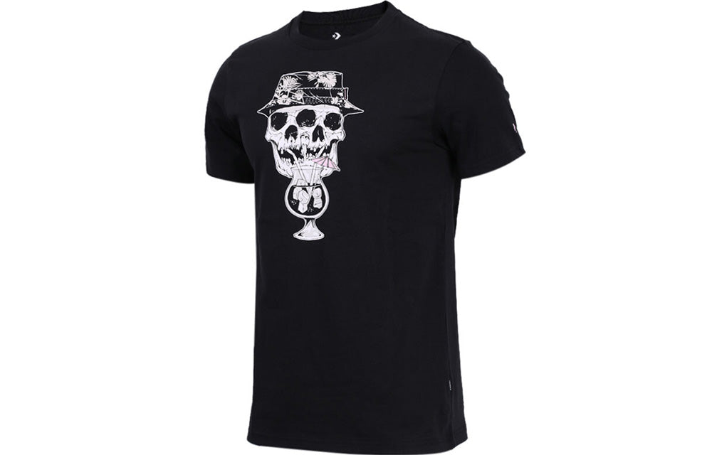 Converse Skull & Cocktail T-Shirt Asia Sizing 'Black' 10008082-A01