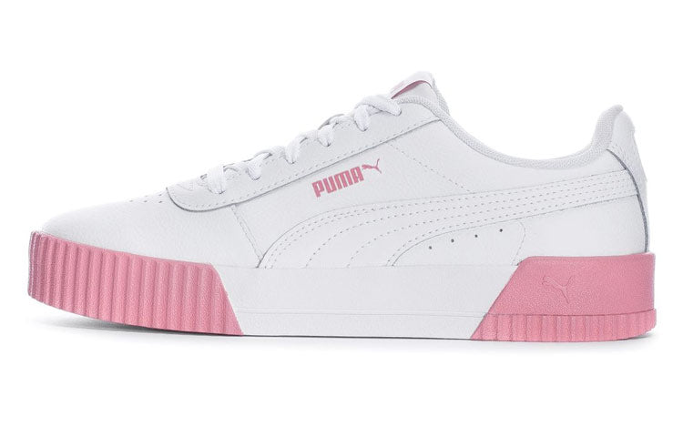 (WMNS) PUMA Carina Leather 'White Pink' 370325-37