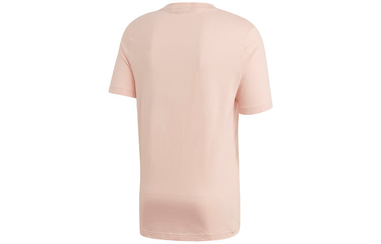 adidas originals Sprt 3s Tee Logo Printing Sports Short Sleeve Pink GD5835
