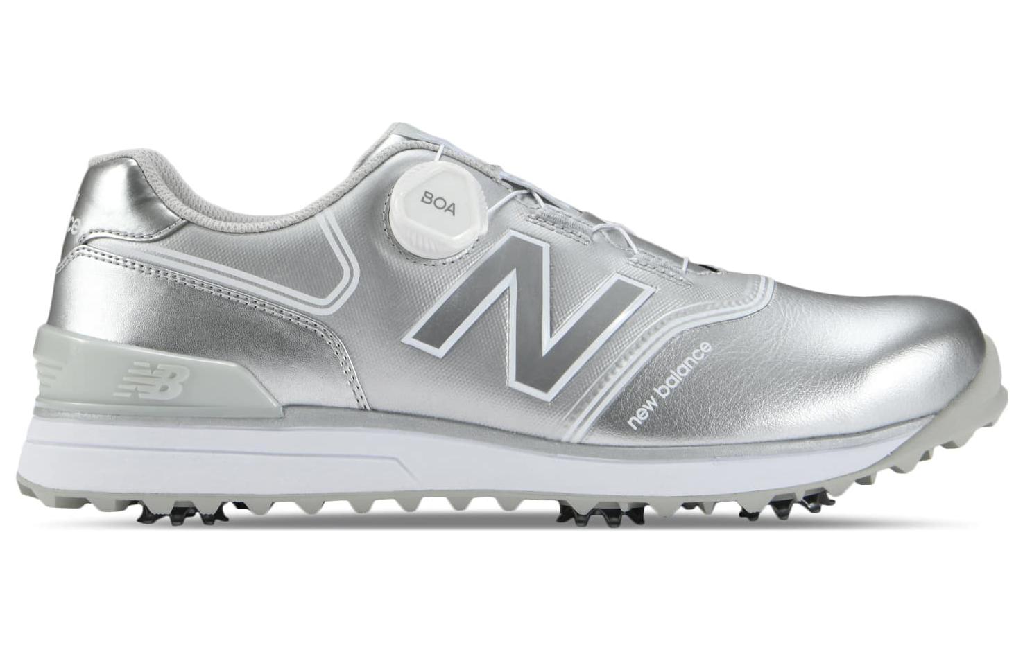 New Balance 574 Golf Shoes 'Silver' UGB574B3
