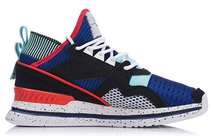 (WMNS) Li-Ning 001 T1000 No Boundry Mid 'Black Red Teal' AGLP012-3