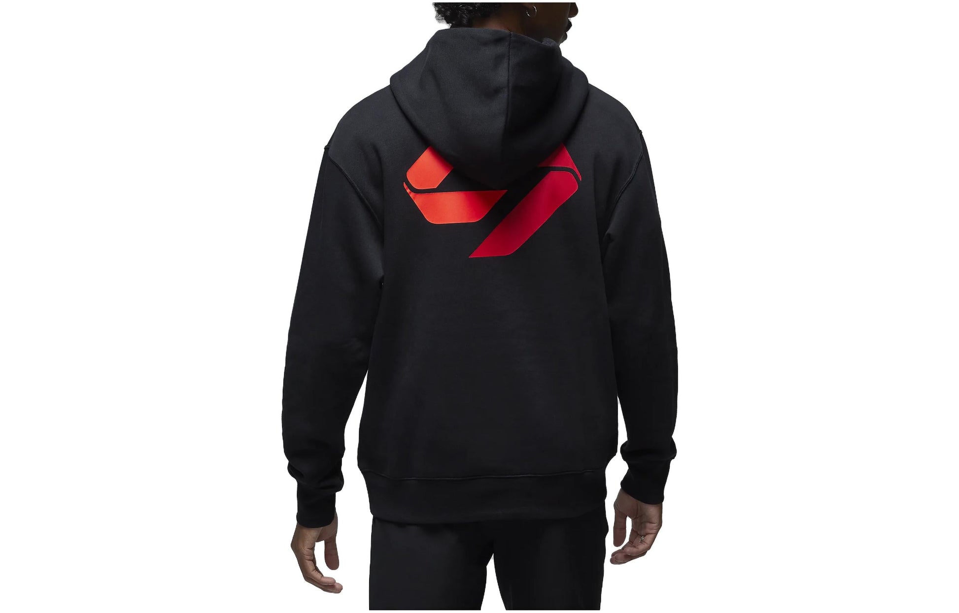 Air Jordan Luka Logo Hoodie 'Black Red' DZ3512-011