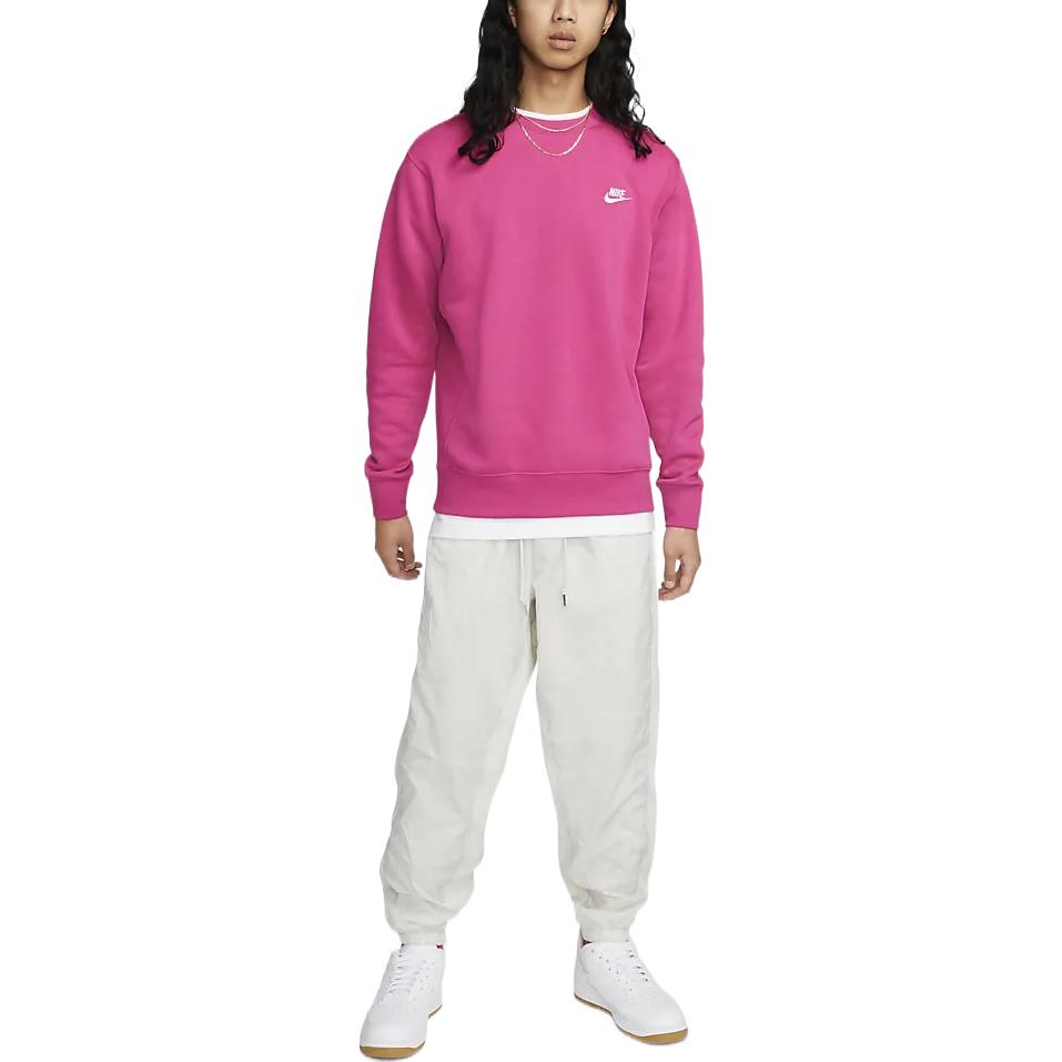 Nike logo crew neck sweatshirt 'Rose Pink' BV2663-621