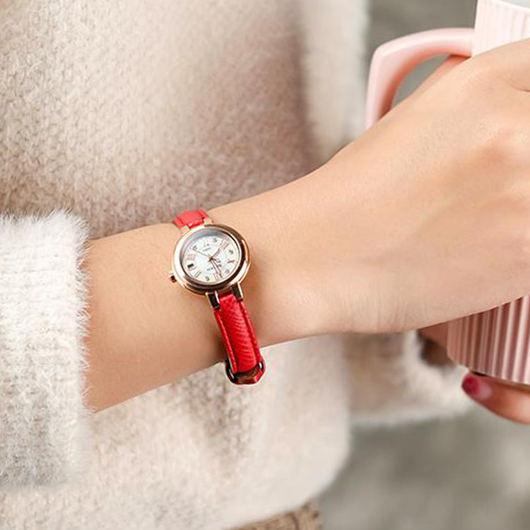 CASIO Waterproof SHEEN Quartz Red Analog SHS-4523PGL-7AUPRD