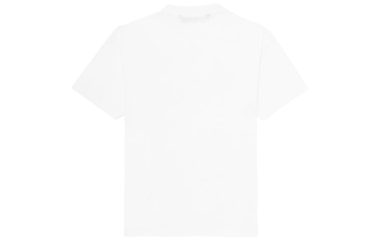 Men's PALM ANGELS Multi-Color Printing Short Sleeve White PMAA001S204130040110