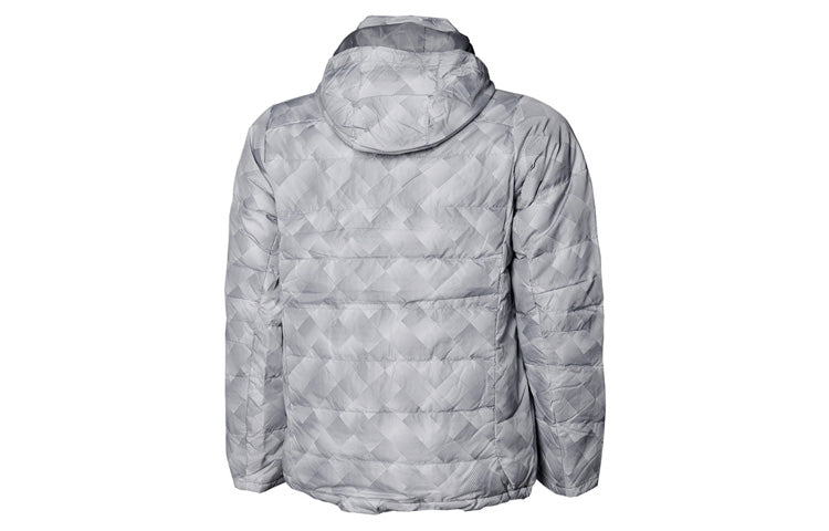 adidas Sports Outdoor hooded down Jacket Gray Z56695